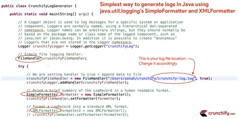 Generate Log In Java