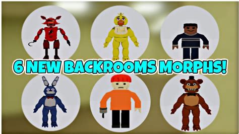 Update How To Get All New Backrooms Morphs Fnaf Roblox