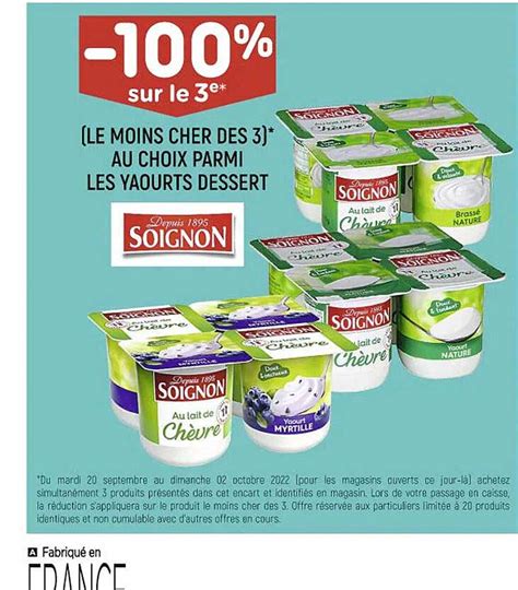 Promo Yaourts Dessert Soignon Chez Leader Price ICatalogue Fr