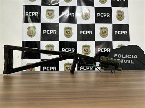 PCPR prende homem por posse irregular de arma de fogo Polícia Civil