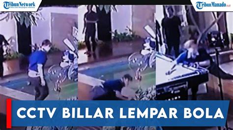 TERBONGKAR Video CCTV Rizky Billar Lempar Bola Biliar Ke Lesti Nampak