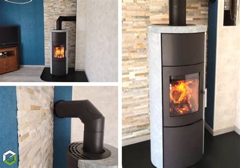 Installation Dun Poêle à Granulés Ou Dun Poêle à Bois Bûches Ets