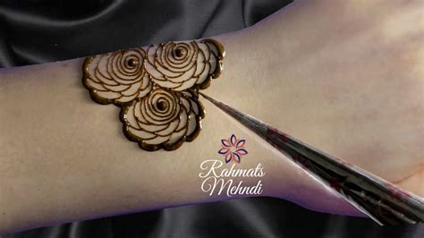 Very Stylish Back Hand Floral Mehndi Design Easy Mehndi Design