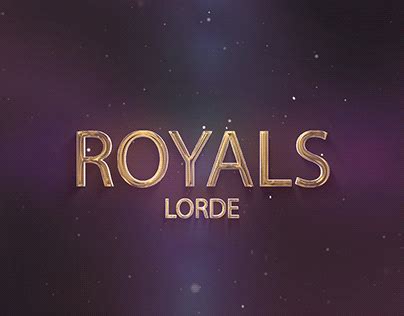 Lorde Royals Projects Photos Videos Logos Illustrations And