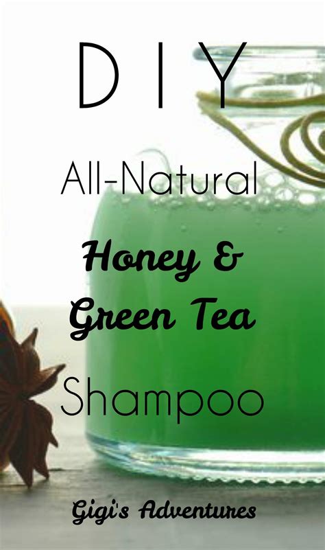 Diy 4 Ingredients All Natural Honey Green Tea Shampoo Artofit