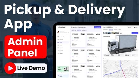 Advanced Admin Panel Pickup Delivery App Code Brew Labs