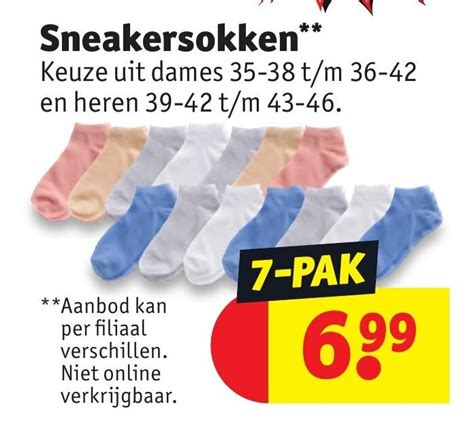 Sneakersokken Aanbieding Bij Kruidvat