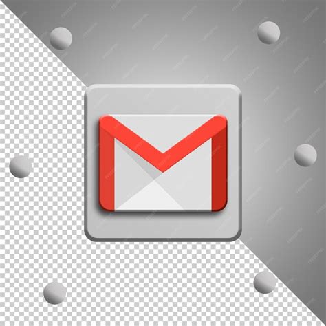 Premium Psd Gmail Logo Rendering Isolated