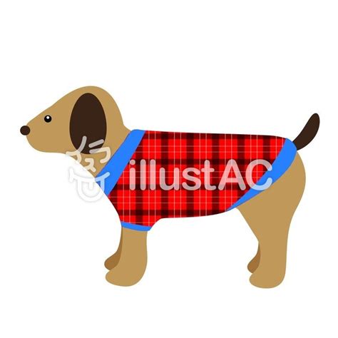 犬の服イラスト No 67278無料イラストならイラストAC