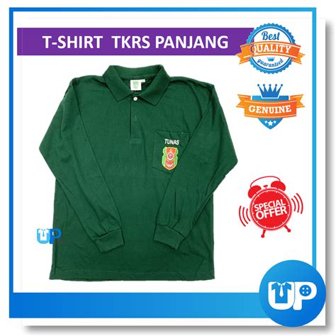 Baju Tkrs Cotton Pakaian Seragam Tunas Kadet Remaja Sekolah Kokurikulum