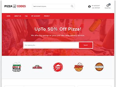 Pizza Coupon Code Website for WordPress - Download Now!