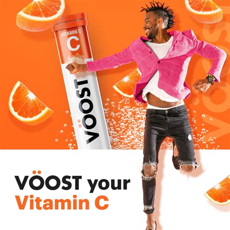 Buy Voost Vitamin C Effervescent Vitamin Drink Tablet Blood Orange 20