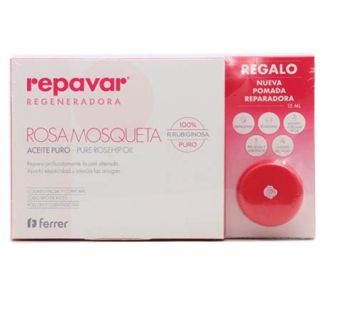 Repavar Regeneradora Rosa Mosqueta Aceite Puro Ml Regalo