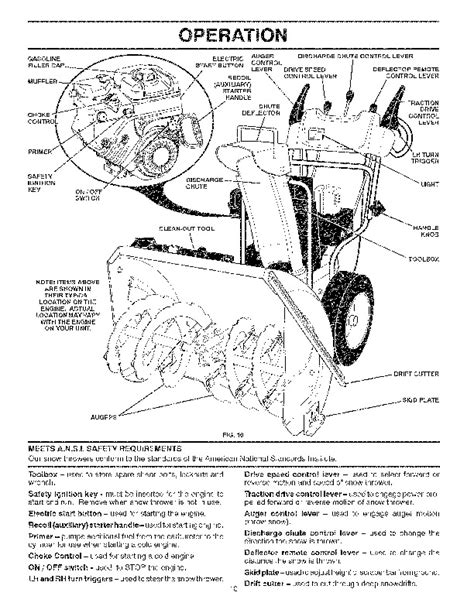 Craftsman Series Inch Snow Blower Owners Manual