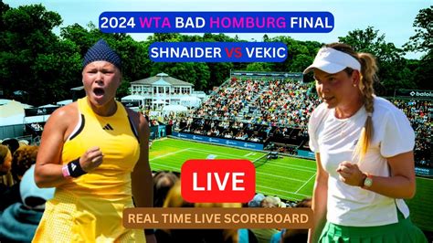 Diana Shnaider Vs Donna Vekic LIVE Score UPDATE Today Women S Tennis