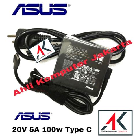 Jual Adaptor Charger Asus Rog Flow X13 Z13 Gv301 Gz301 20v 5a 100w Type C Jakarta Pusat Ahli