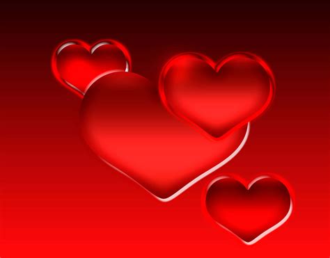100 Red Heart Backgrounds