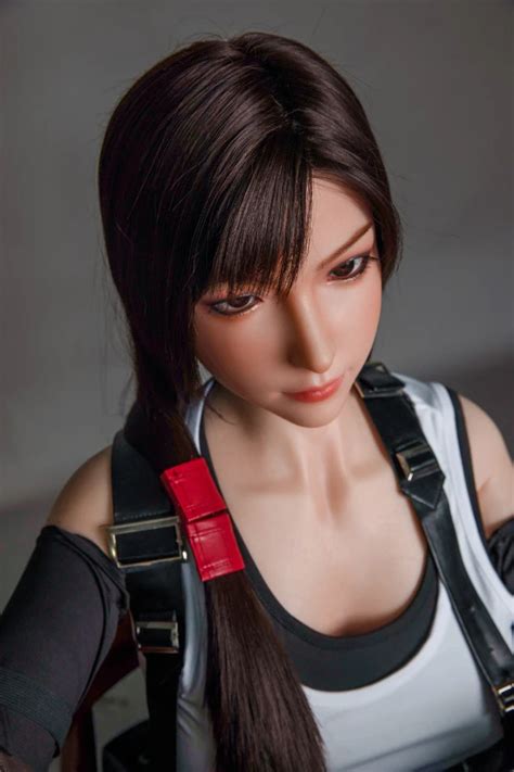 160cm D Cup Sex Doll Tifa Silicone Head Hair Transplant USA Stock Mailovedoll