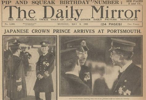 The British Newspaper Archive On Twitter Japanese Crown Prince