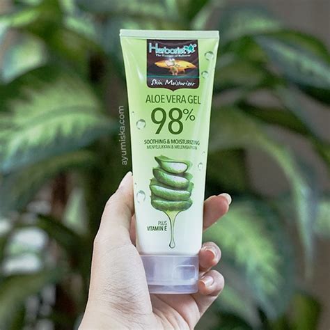 Jual Herborist Aloe Vera Gel 98 100gr Tube Shopee Indonesia