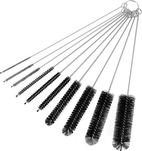 Ciaraq Bottle Cleaning Brushes 98 Inch Nylon Tube Brush Set Cleaner For Narrow