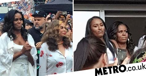 Michelle Obama Dances With Tina Knowles At Beyonce And Jay Zs Otr Ii