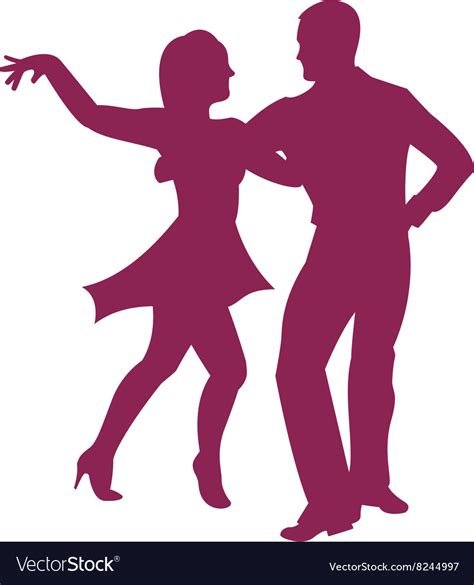 Dancing Couple Royalty Free Vector Image Vectorstock