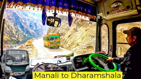 Manali To Dharamshala By HRTC Ordinary Bus Full Bus Journey