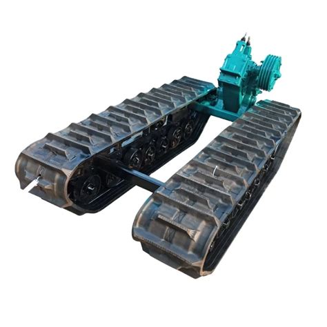 Rubber Track Chassis Steel Tracked System For Construction Works Small