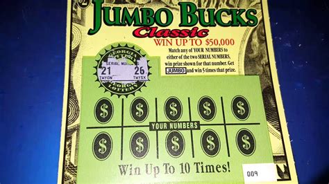 Georgia Lottery Jumbo Bucks Classic YouTube