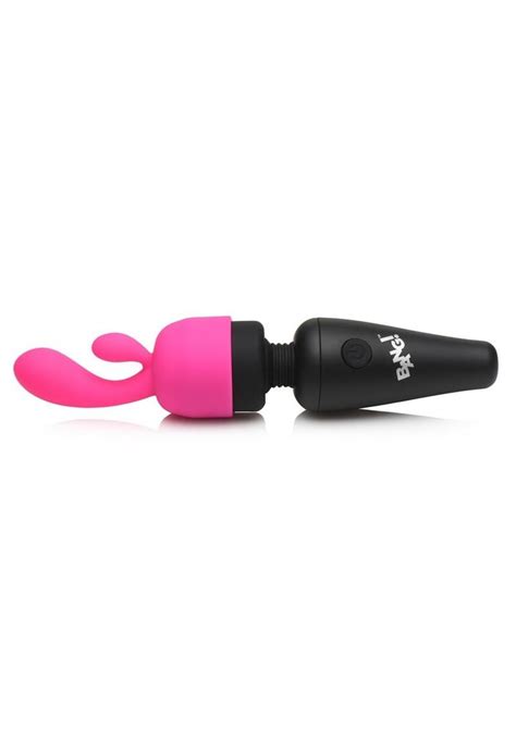 Bang 10x Mini Wand Set Rechargeable Silicone Vibrator With 3 Attachme