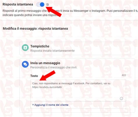 Risposta Automatica Su Messenger Come Si Imposta Ed Esempi Scubidu Blog