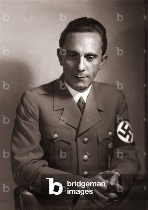 Image Of Portrait Of Joseph Goebbels 1938 Bw Photo