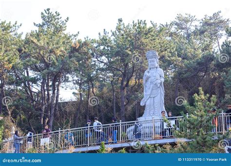 Buddha Statue at Haedong Yonggungsa Temple in Busan Editorial Image - Image of ocean, landmarks ...