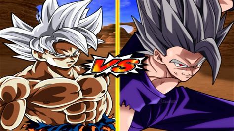 Goku Ultra Instinct Vs Gohan Beast Dragon Ball Budokai Tenkaichi