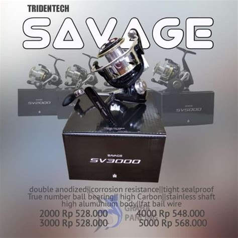 Jual Reel Spinning Tridentech Savage 21 New Salt Water Metal Body