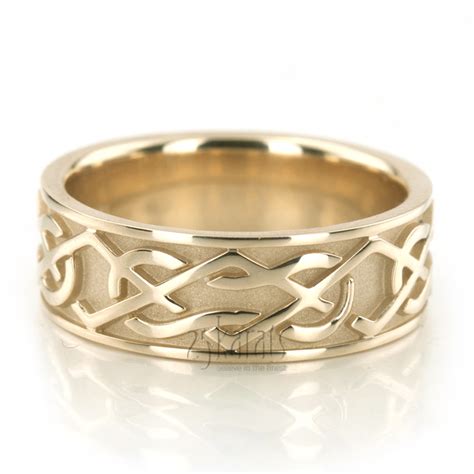 Eternal Celtic Love Knot Wedding Ring - HC100328 - 14K Gold