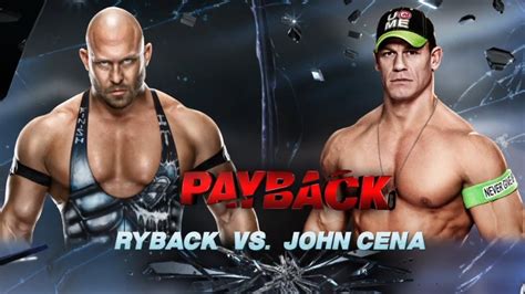 Ryback Vs John Cena Payback WWE 2k15 PS4 YouTube