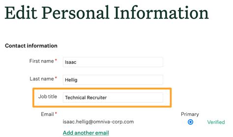 Add Job Title To Email Templates Greenhouse Support