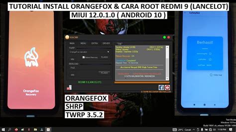 TUTORIAL INSTAL ORANGEFOX ROOT MAGISK REDMI 9 LANCELOT MIUI 12