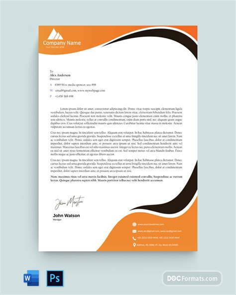 17+ FREE Business Letterhead Templates | MS Word, AI & PSD - Docformats.com