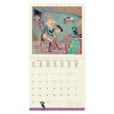 Calendar 2022 The Adventures Of Pinocchio 30x29 Cm Legami