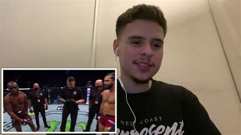 When Trash Talk Goes Wrong Jorge Masvidal Vs Kamaru Usman Reaction