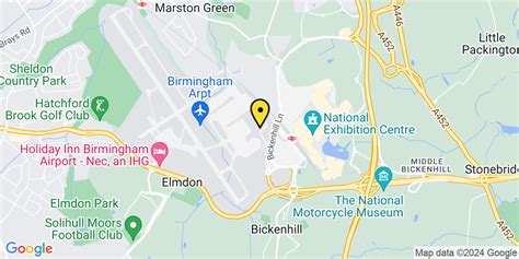 Birmingham Airport Parking Map Of Car Parks