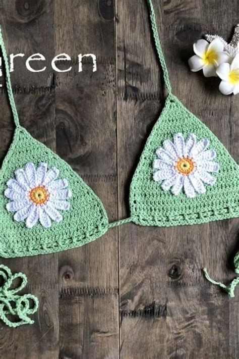 New Arrival Handmade Crochet Flower Micro Bikini G Thong String Beach Micro Swimwear Sexy