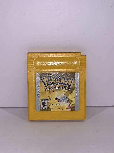 Pokemon Yellow Version Special Pikachu Edition Authentic Nintendo