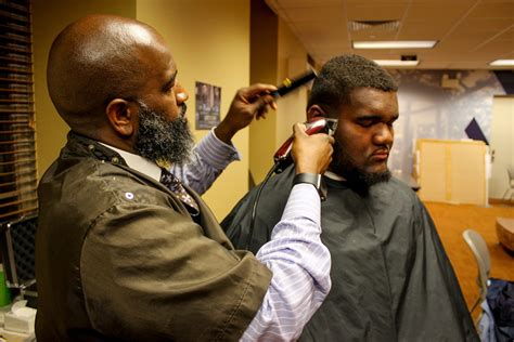 Black Barber Shop Sign