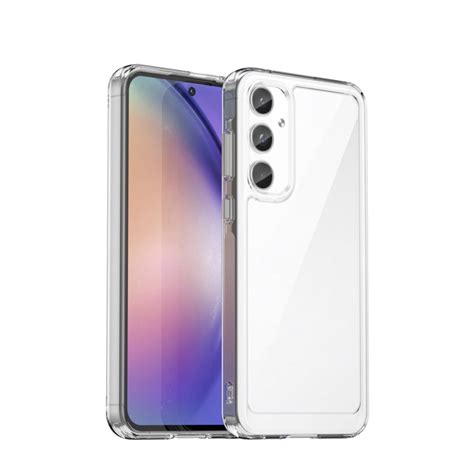 Galaxy A55 Hybrid Hülle Acryl Rückseite Transparent