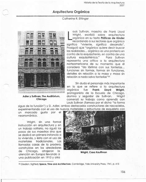 Pdf Arquitectura Org Nica Pdf Filehistorio De La Teor A De La