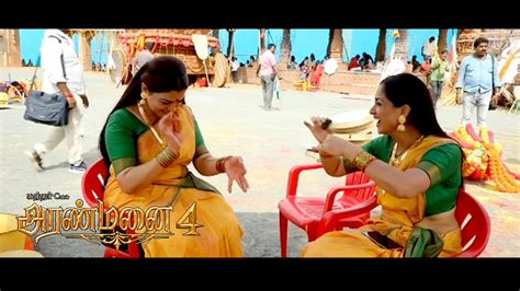 Aranmanai 4 Making Video 2 Kushboo Simran Dance In Climax Song